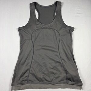 Lululemon Women's Racerback Athletic Tank Gray Lightweight small